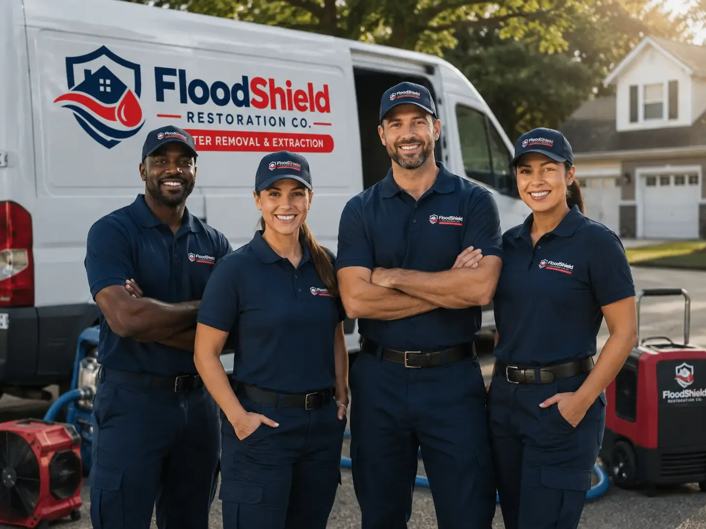 Flood Damage Restoration company in Tylerton, MD